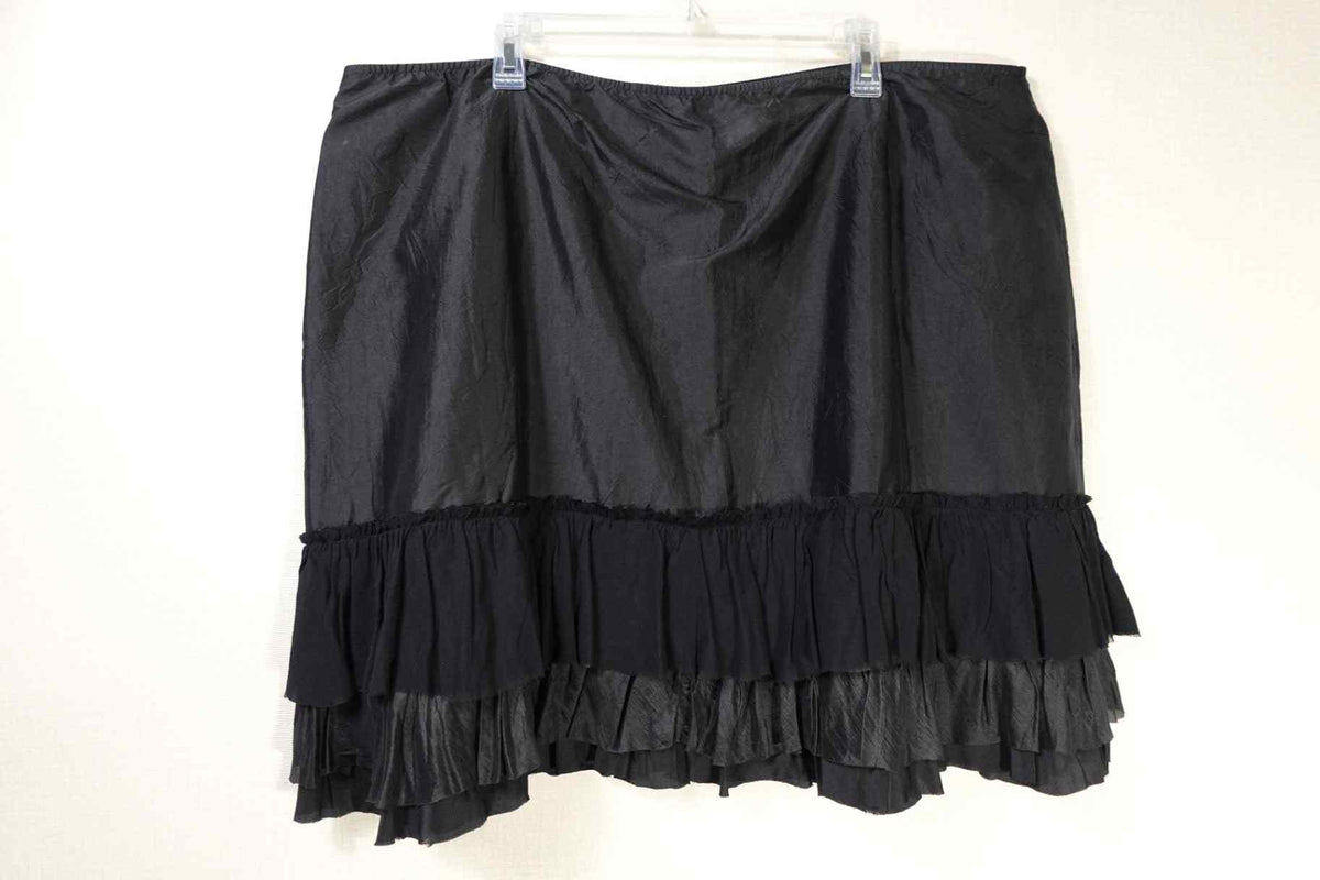 Eileen Fisher , Silk Ruffle Skirt, 3X Eileen Fisher Ruffle Skirt More To Love Consignment