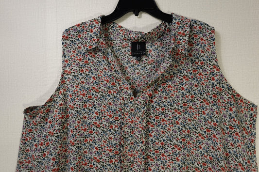 BOBEAU, Short Sleeved Top, 2X