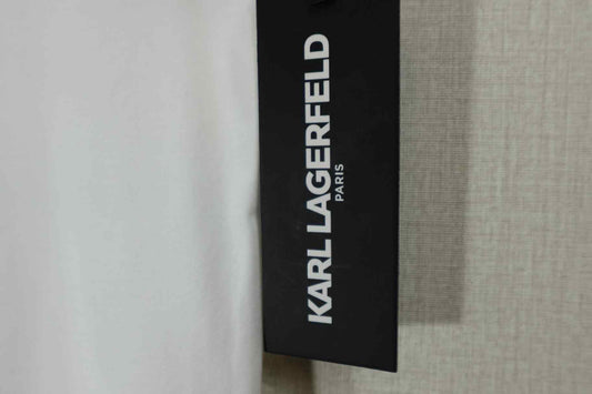 Karl Lagerfeld, New T-Shirt Shorts Sleeve, XL White