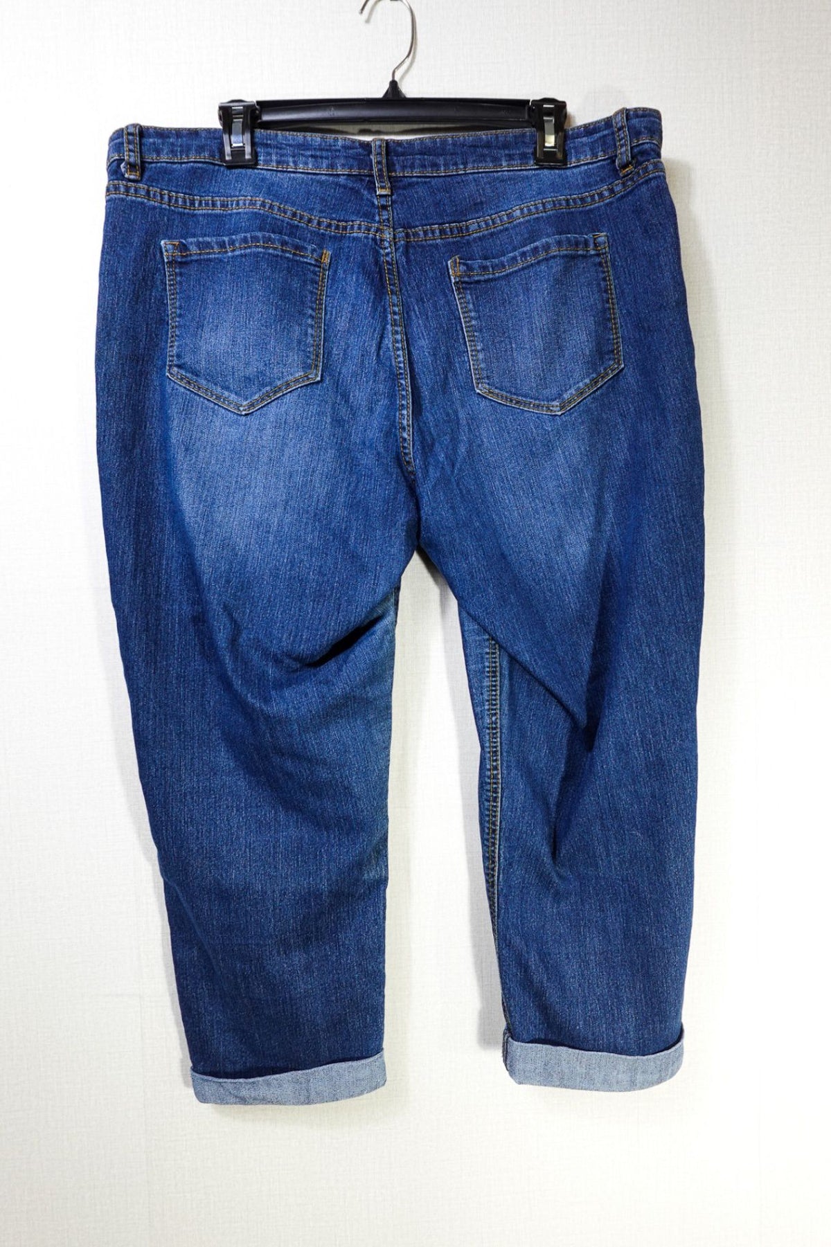 Revery, JEANS mid-rise Girlfriend, 14W, Blue