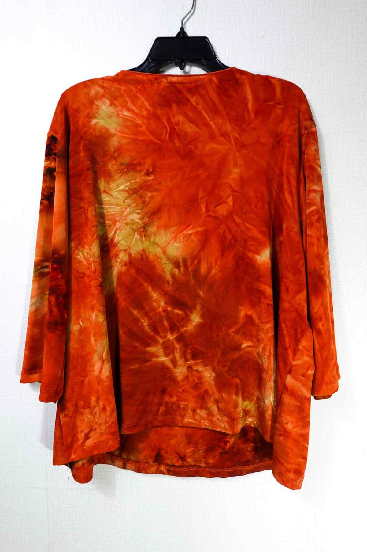 Only 9, 3/4 Sleeve Top, 3X, Orange