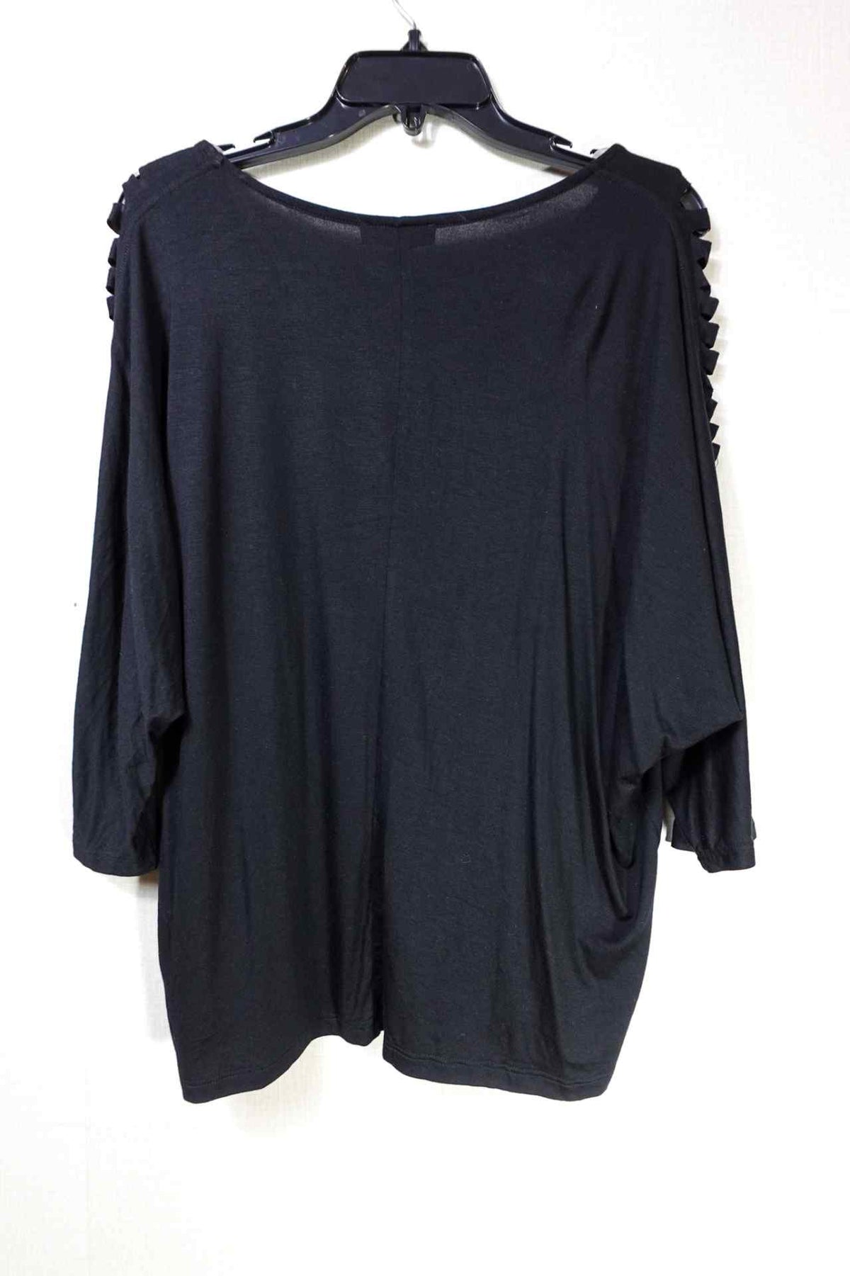 Lane Bryant, NEW 3/4 Sleeve Batwing Top, 14/16, Black
