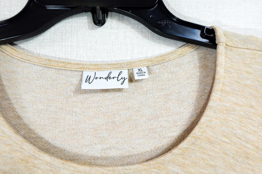 Wonderly, Dress, XL, Beige