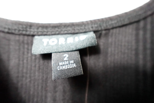 Torrid, New Tank Top, 18/20, Black