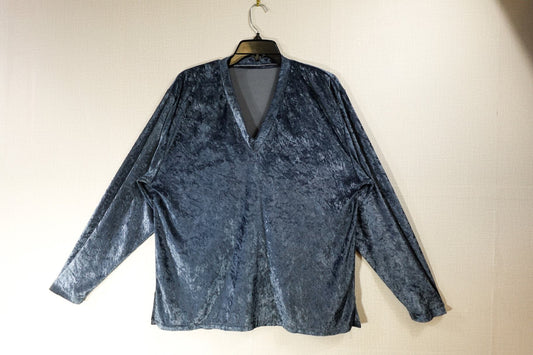 Handmade, Handmade Short Sleeve Top, XL Blue