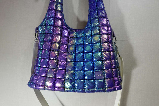 Iris & Rainbow, Oversize, One Size, Quilted Nylon