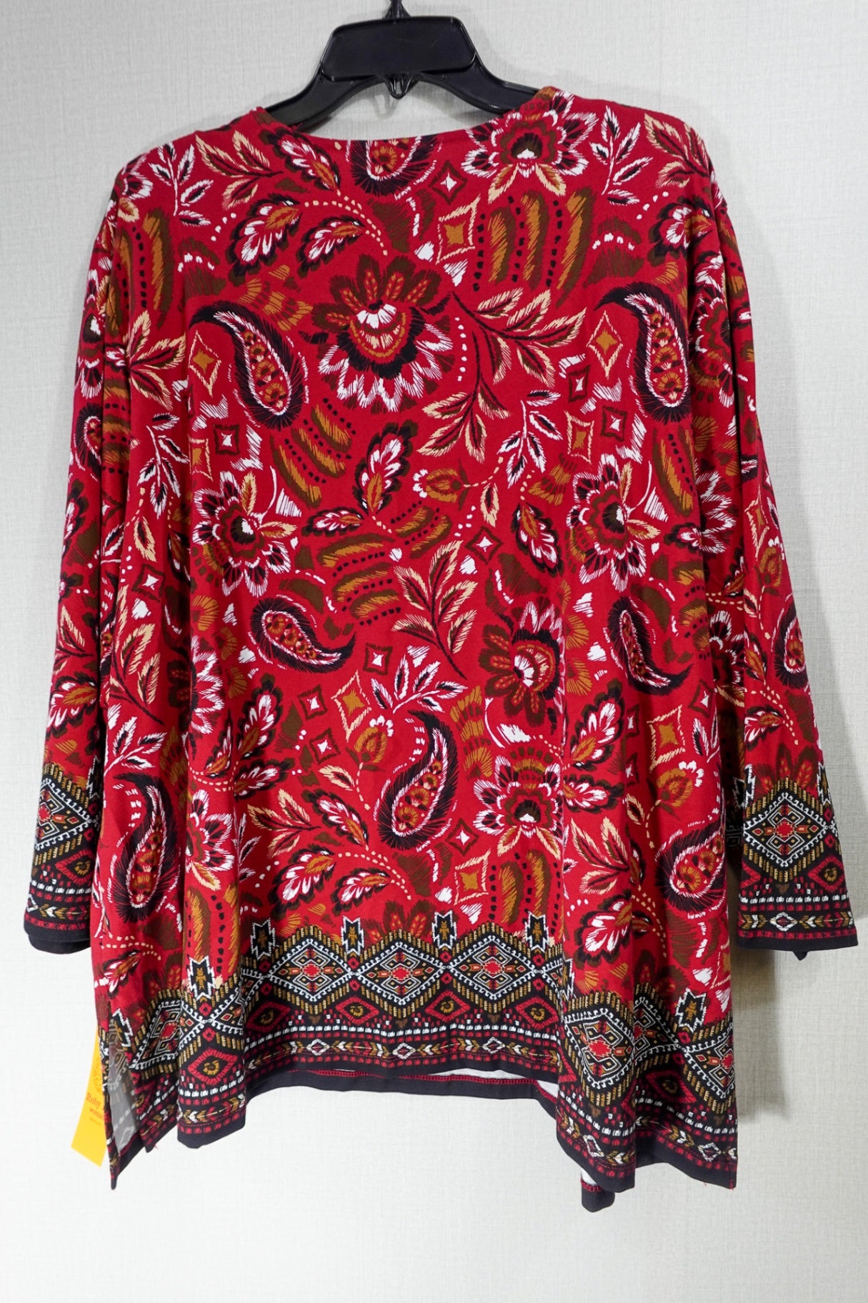 Ruby Rd., New 3/4 Sleeve Top, 3X, Cotton, Spandex