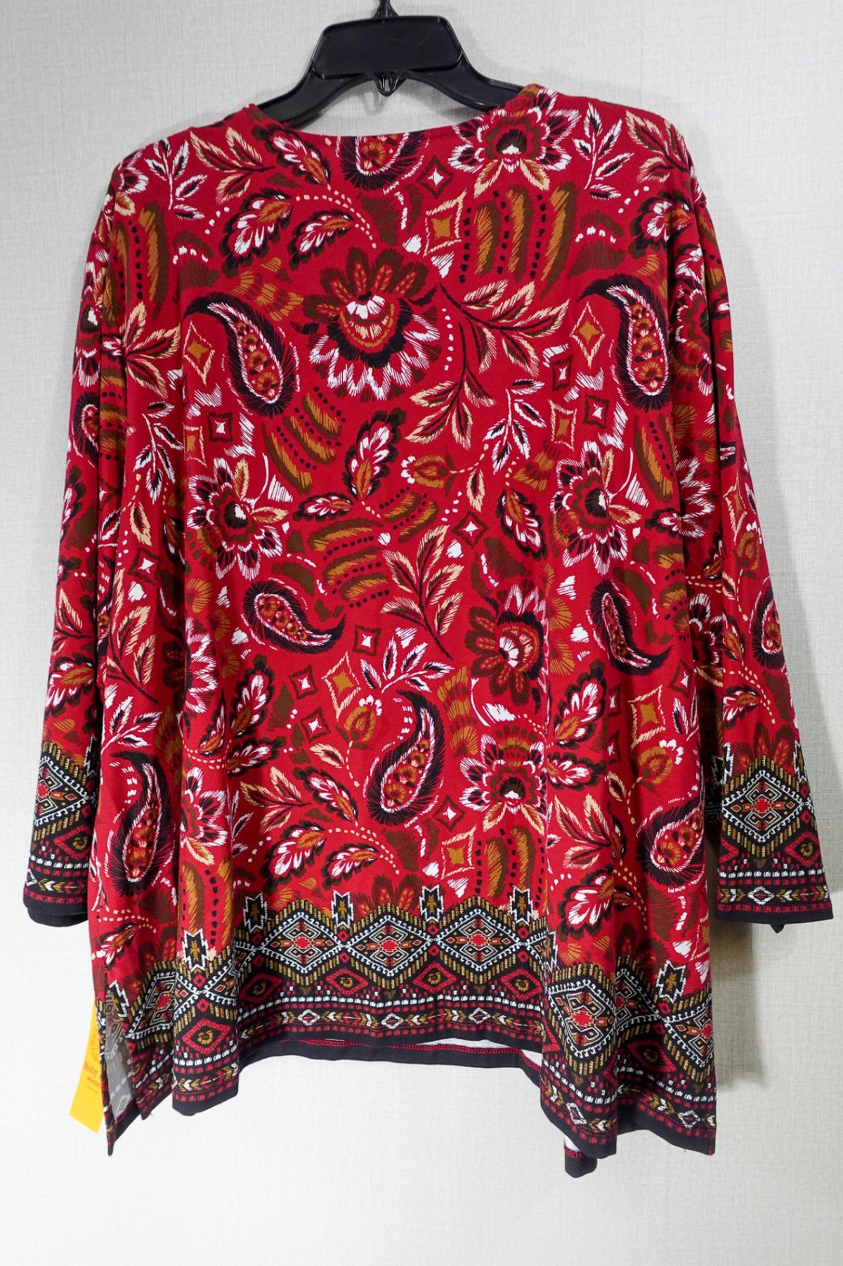Ruby Rd., New 3/4 Sleeve Top, 3X, Cotton, Spandex
