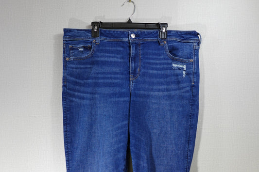American Eagle Outfitters, Jeans flare, 20R, Denim, Cotton, Polyester, Elastane