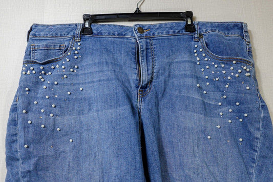 Lane Bryant, Shorts, 24, Cotton, Polyester, Spandex