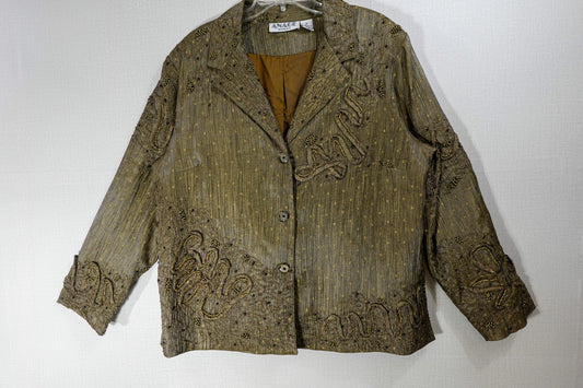Anage , Vintage Light Jacket, 1X, Polyester