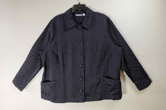 Croft & Barrow, Jacket, 2X, Cotton, Polyester