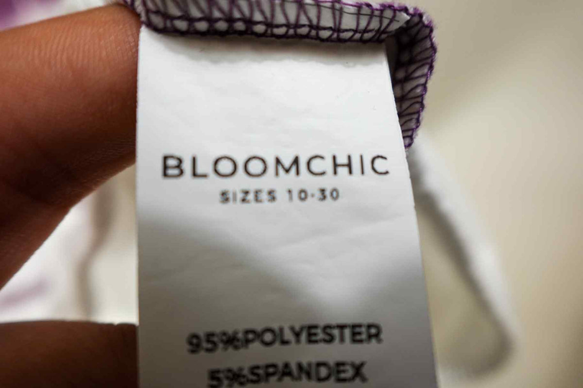 BloomChic, Short Sleeve Top, 18/20, Polyester, Spandex