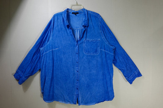 Velvet Heart, 3/4 Sleeve Top, 3X, Rayon