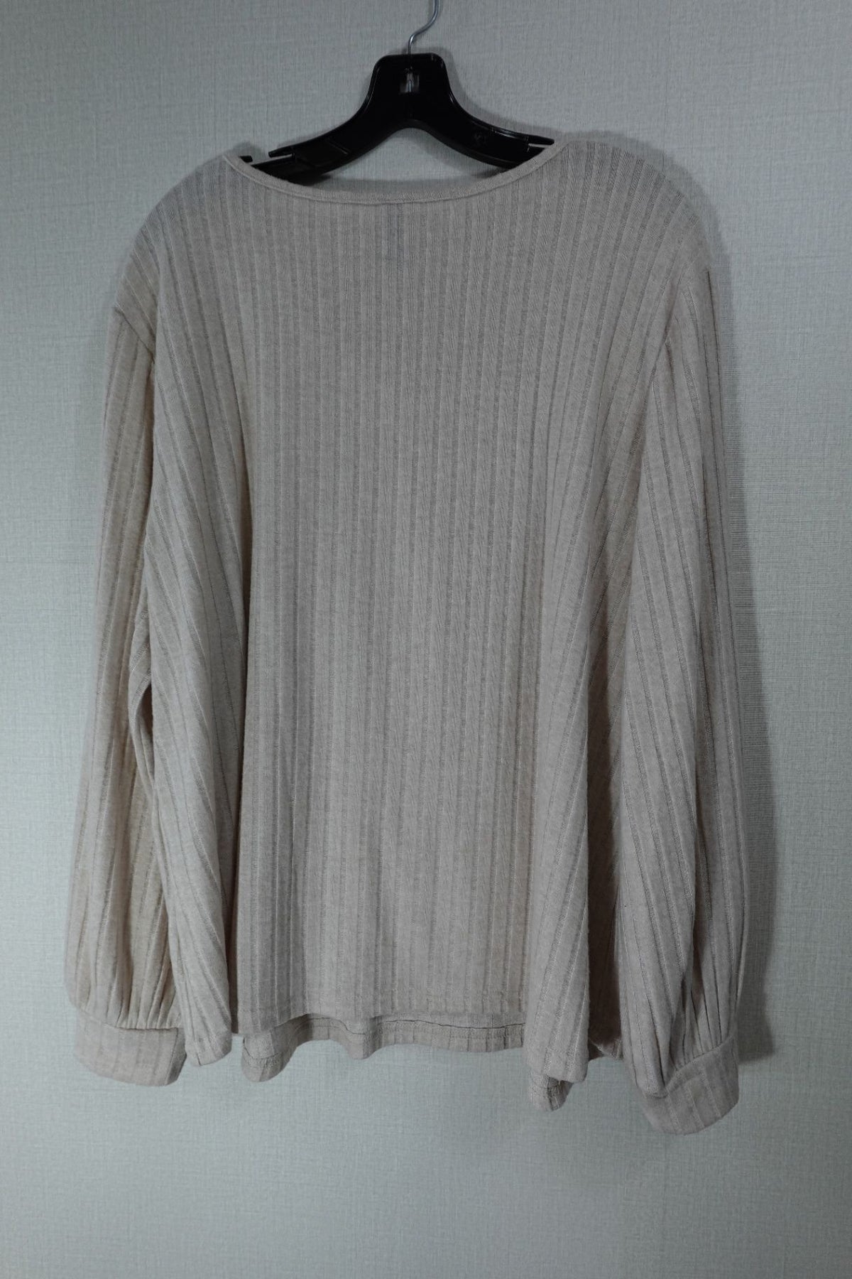 JustFashionNow, Long Sleeves Top, 2X, Polyester, Cotton, Spandex