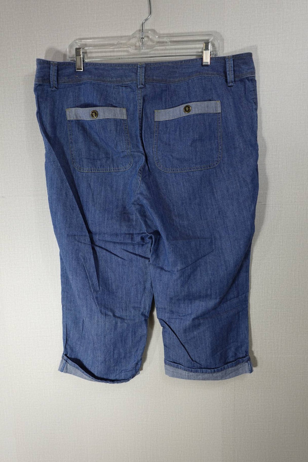 C.J. Banks, Cropped Jeans, 16W , cotton