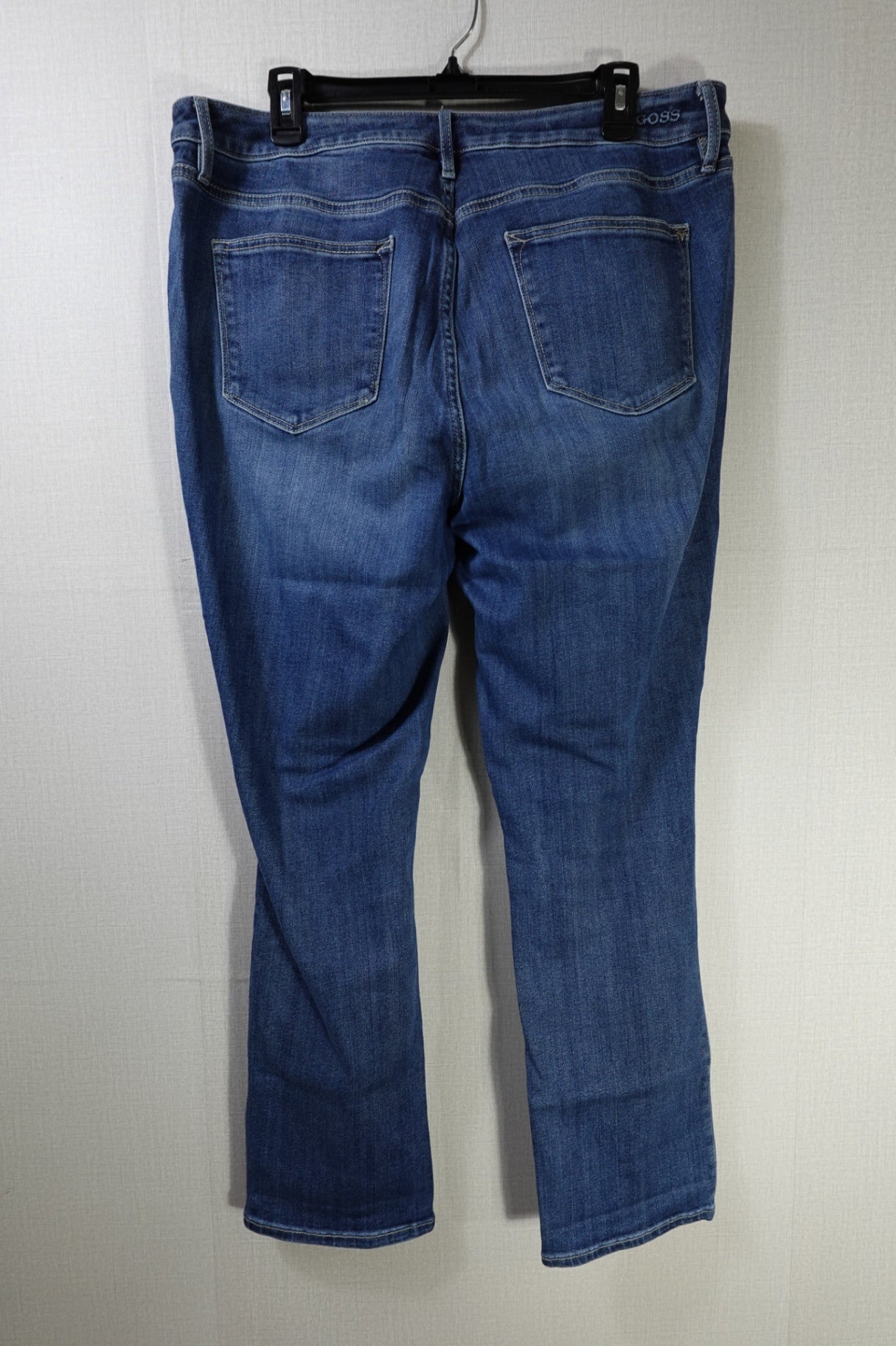 Vigoss, Jeans Straight, 14, Denim, Cotton, Polyester, Spandex