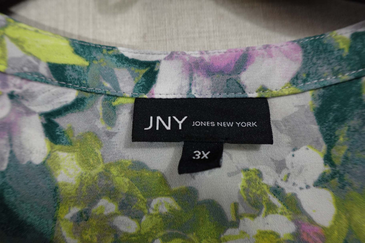 Jones New York, Long Sleeves Top, 3X,