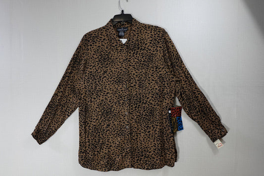 Carole Little, New Vintage Long Sleeves Top, 14, rayon