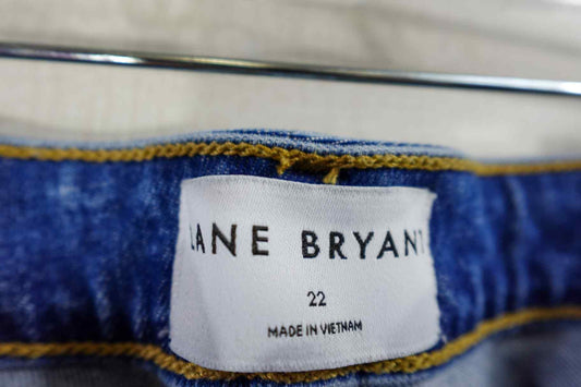 Lane Bryant, Cropped Jeans, 22, Cotton blend