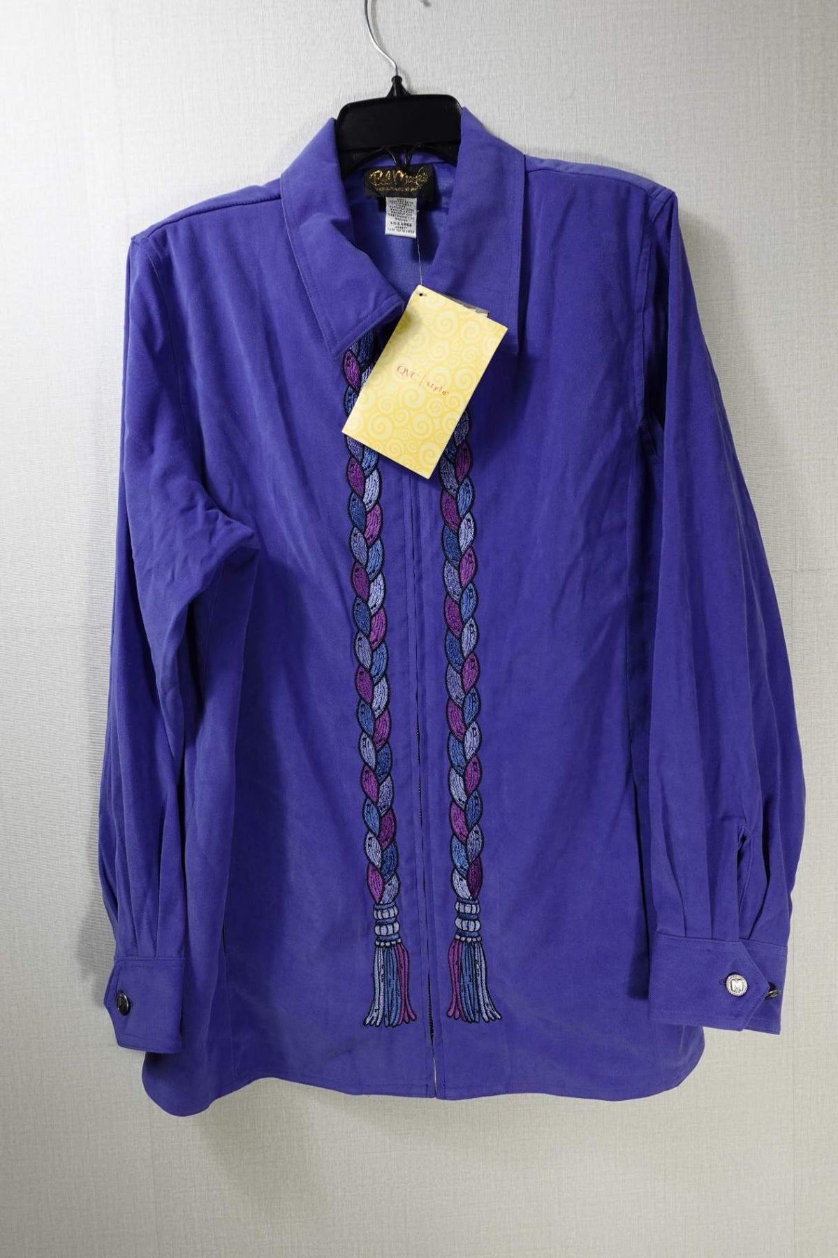 Bob Makie, Bob Mackie Wearable Art, New Vintage Light Jacket, Large, Polyester
