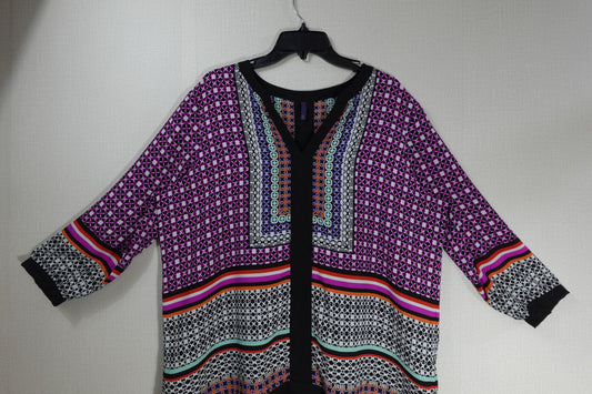NYDJ, Long Sleeves Top, XL, Polyester