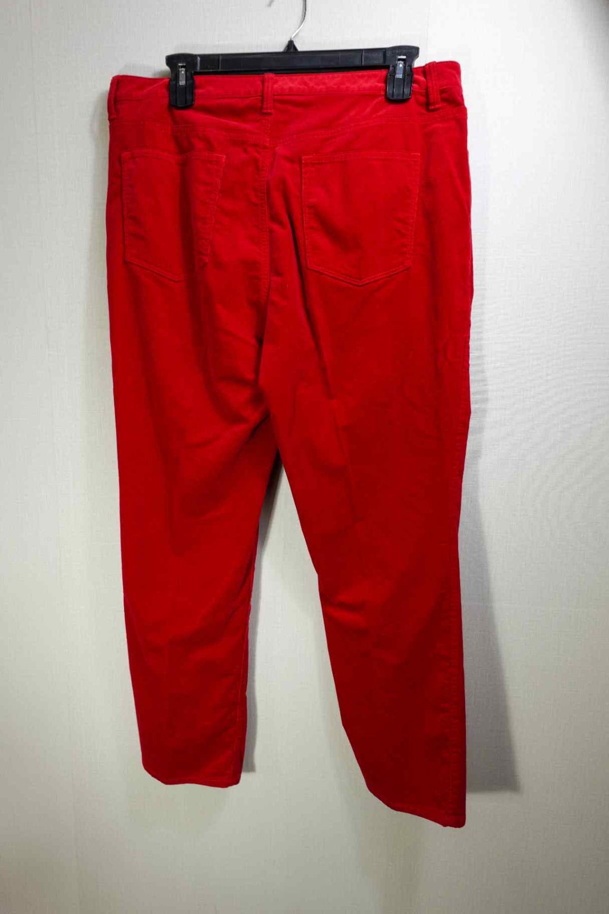 Talbots, Corduroy Straight Leg Curvy Pants, 18, Cotton, spandex