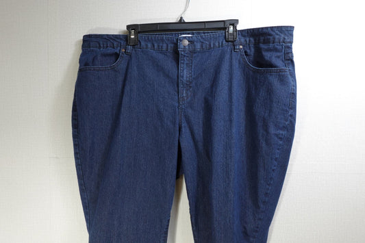 Jaclyn Smith, Jeans Straight, 24W, Cotton Blend