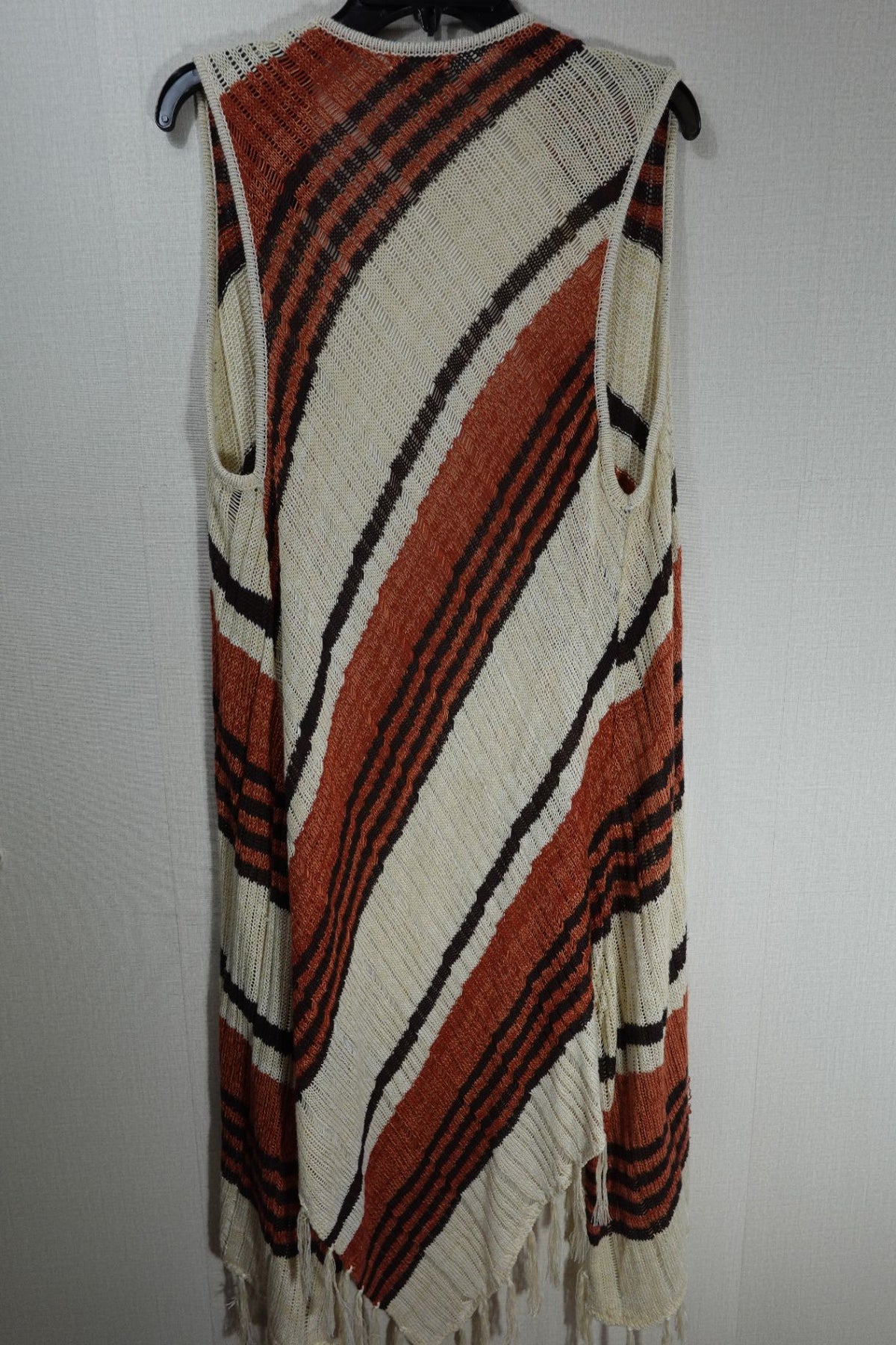 One World, Cardigan Vest, XL, Cotton blend