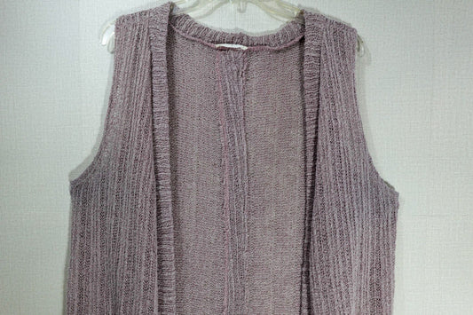 Jade By Jane, Cardigan Vest, L/XL, Polyester