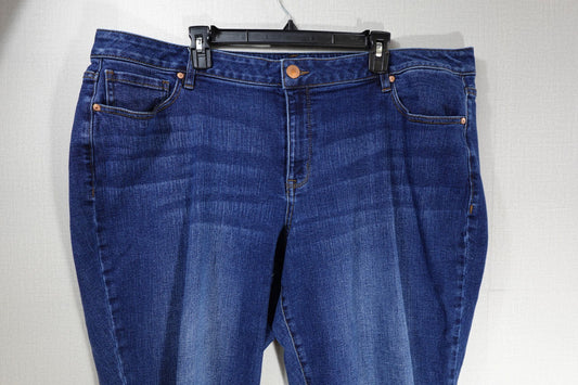 Lane Bryant, Jeans Low rise boyfriend, 22, Cotton Blend