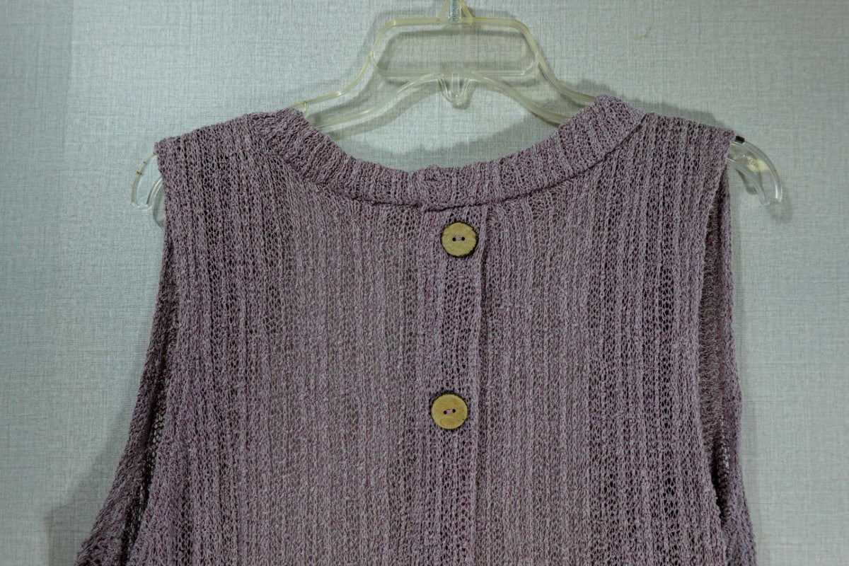 Jade By Jane, Cardigan Vest, L/XL, Polyester