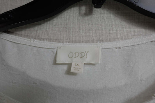 ODDI, Long Sleeves Top, 1XL, Polyester
