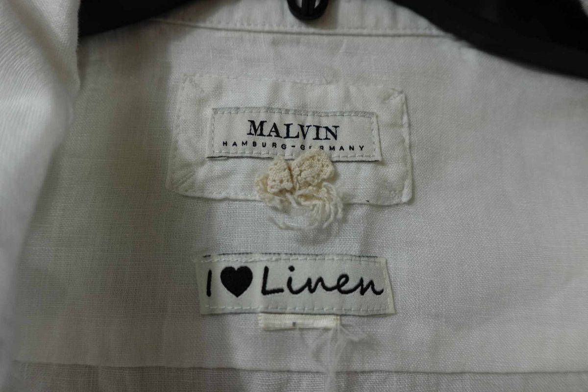 Malvin, Long Sleeves Top, L, Linen