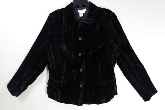 Coldwater Creek, Formal Jacket, L, Rayon, nylon (velvet)