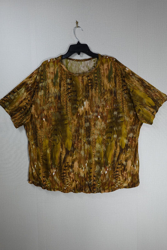 (No Label), Short Sleeve Top, 2X/3X,