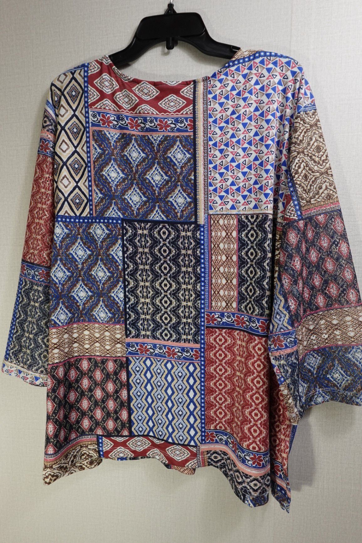 Alfred Dunner, 3/4 Sleeve Top, 3X, Polyester Blend