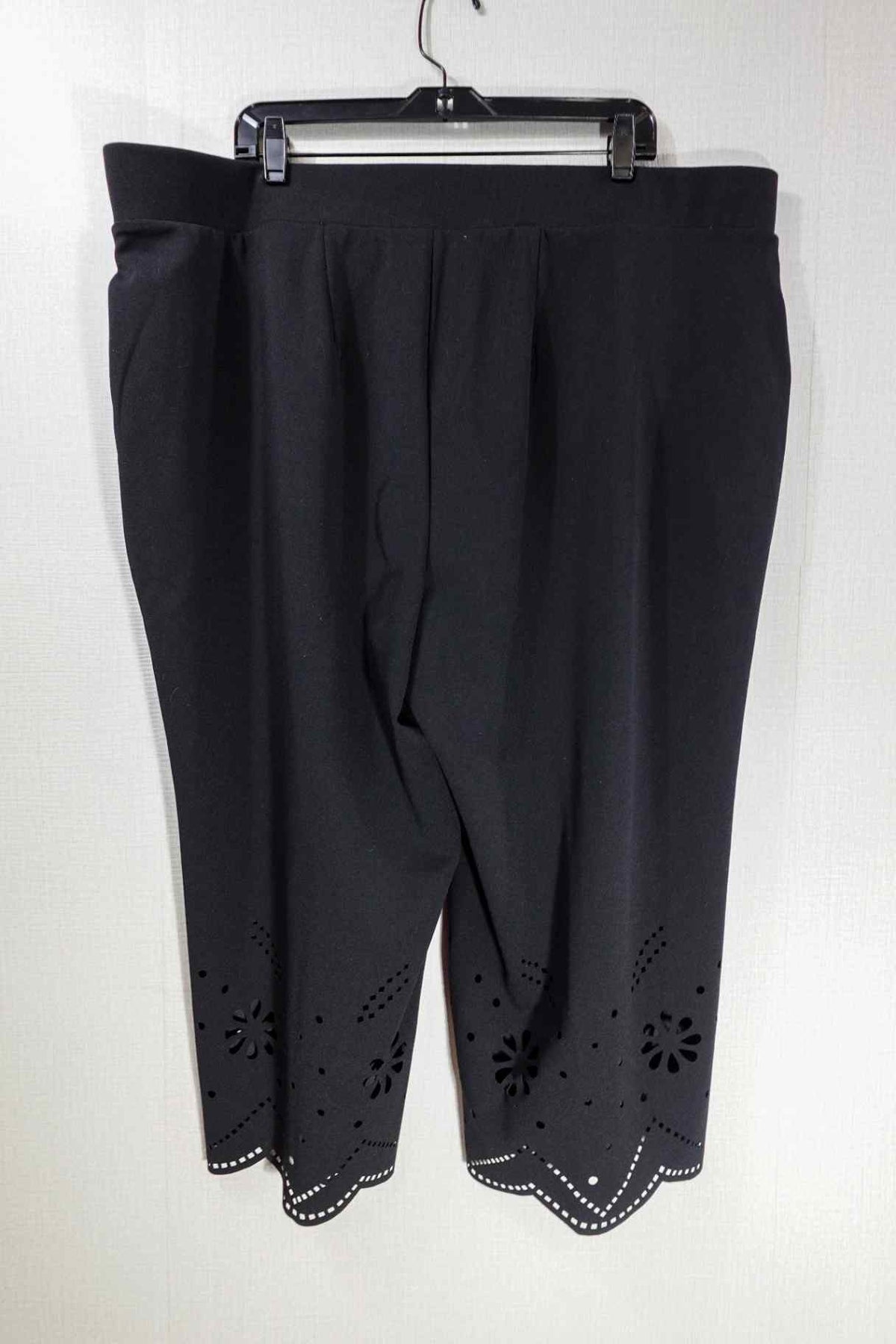 Nina Leonard, Cropped Pants, 3X, polyester, spandex
