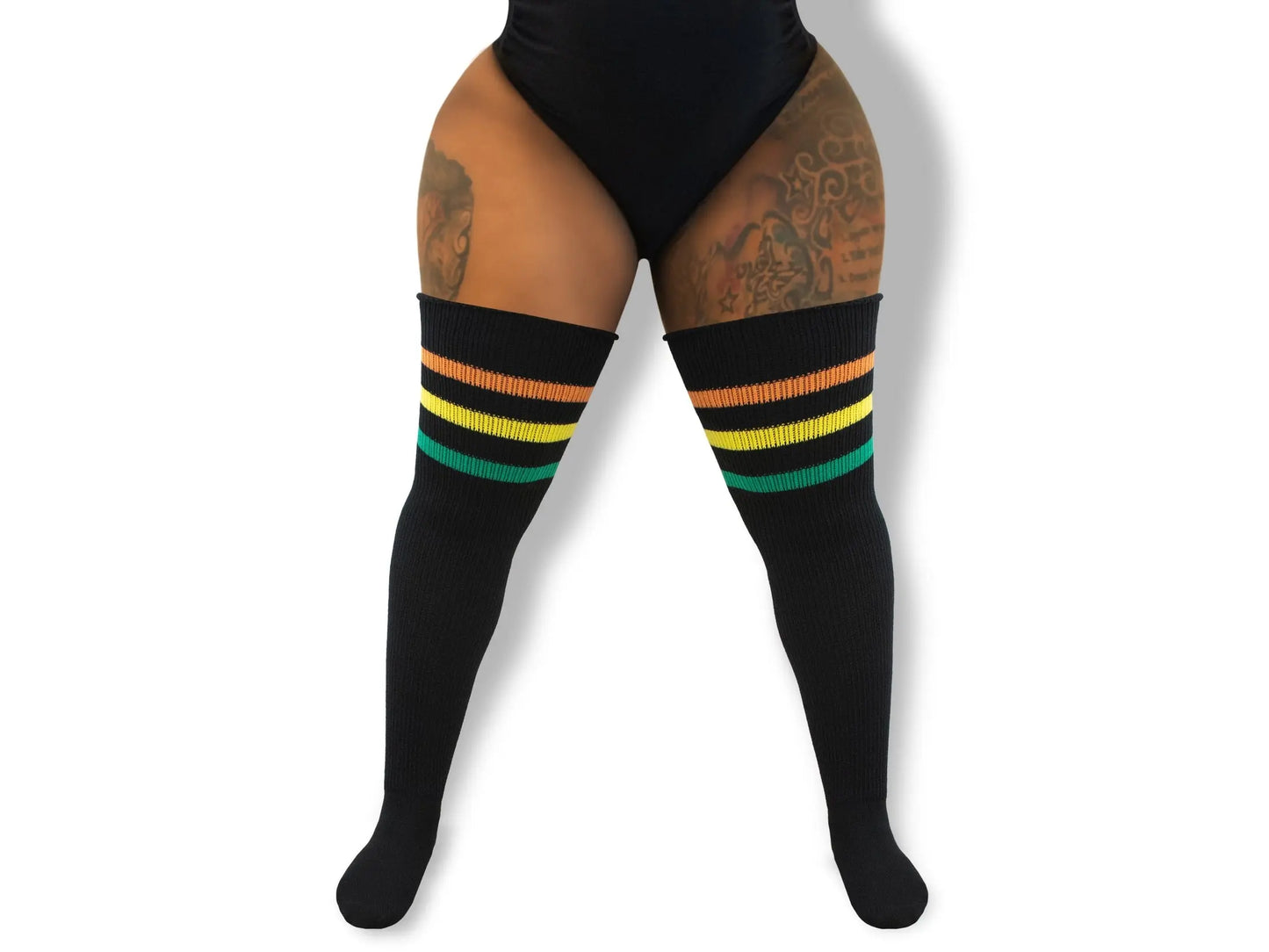 Celebrate Heritage Thick Thigh Tribe Thigh High Plus Size Socks More To Love Consignment