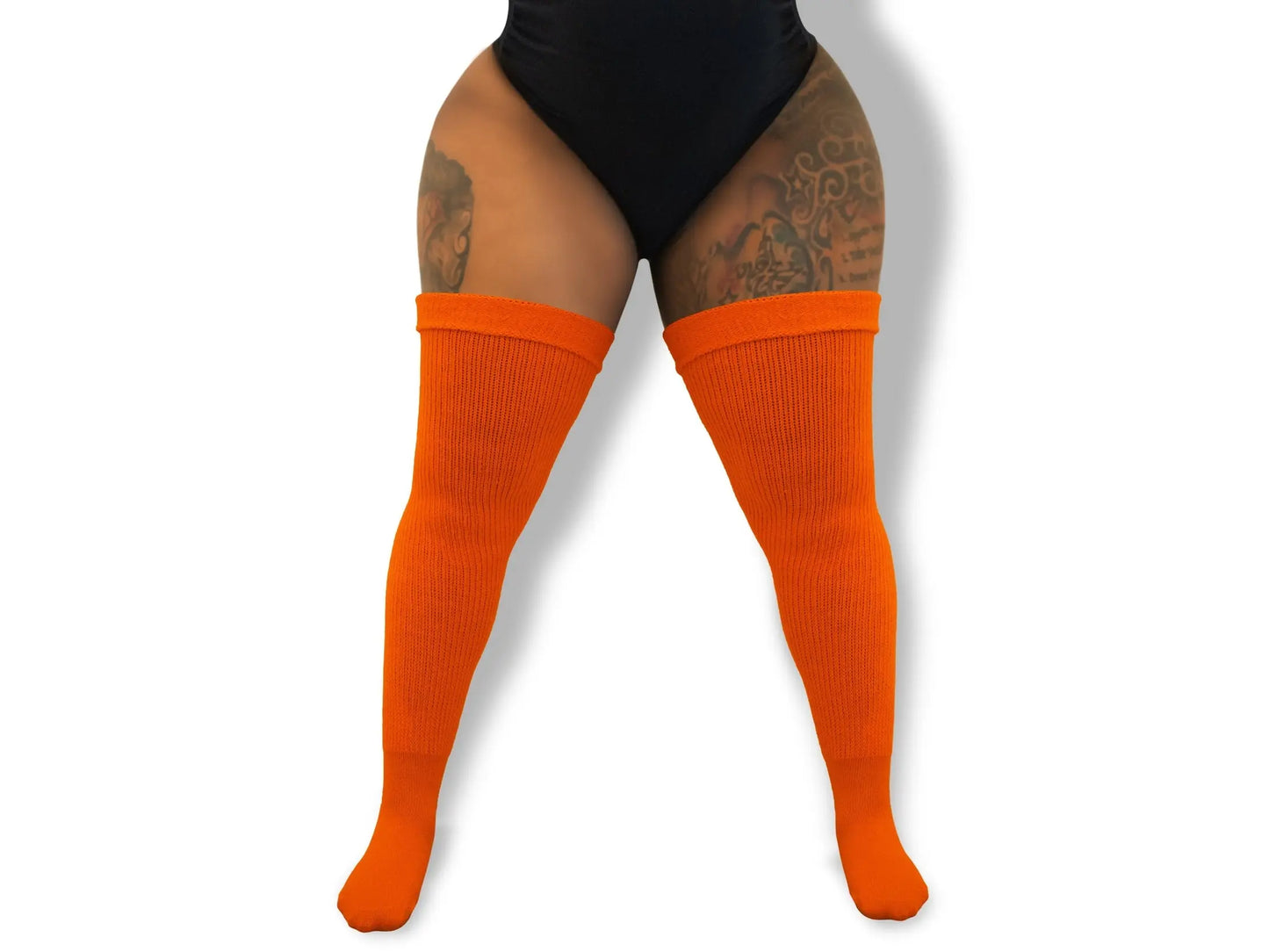 Pumpkin Spice Thick Thigh Tribe Thigh High Plus Size Socks More To Love Consignment