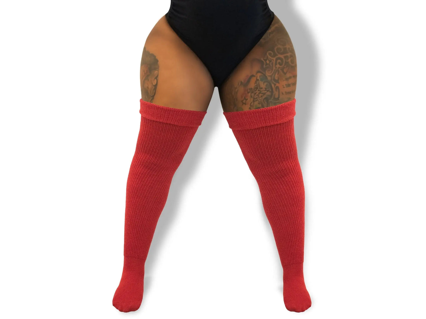 Burgundy Bliss Thick Thigh Tribe Thigh High Plus Size Socks More To Love Consignment