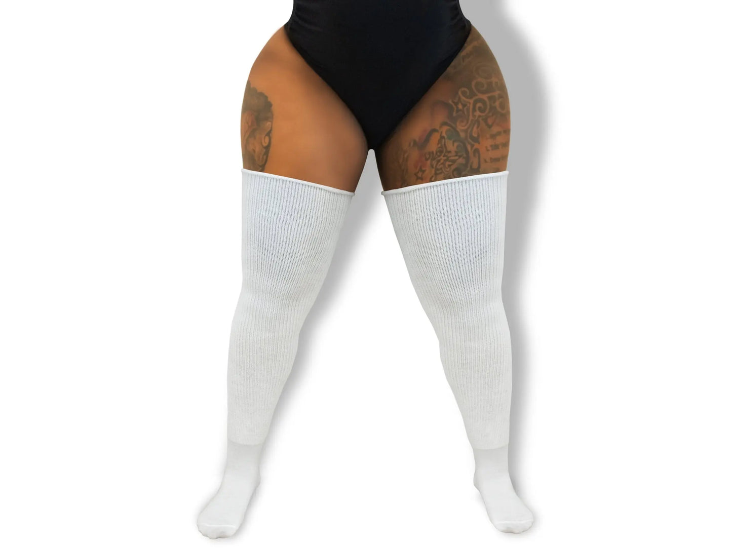Winter Whisper Thick Thigh Tribe Thigh High Plus Size Socks More To Love Consignment
