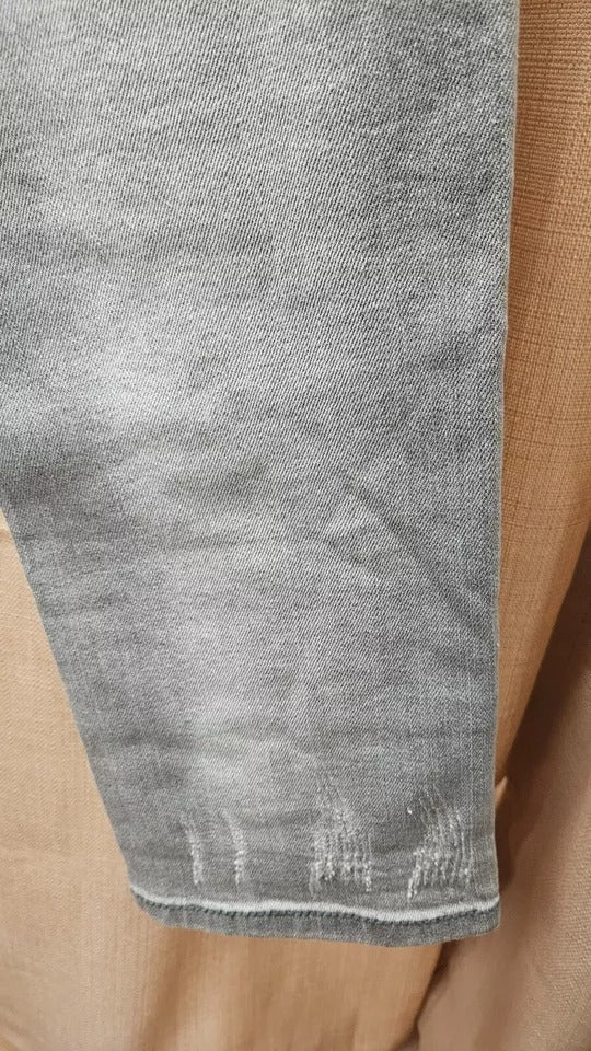 Torrid Jeans Grey Patchwork Jeans, 16