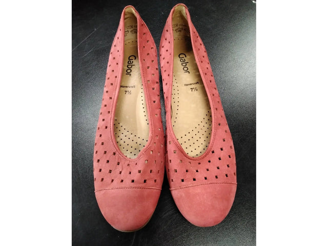 Gabor, Coral, Leather Ballet Flats 7.5