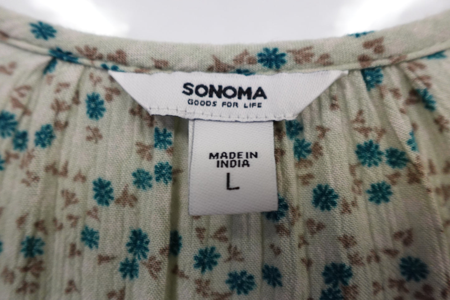 Sonoma 23595, 3/4 Sleeve Blouse, Large