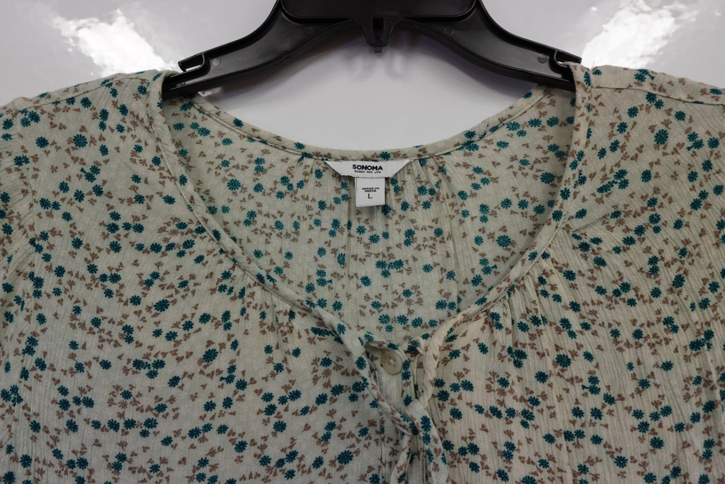 Sonoma 23595, 3/4 Sleeve Blouse, Large