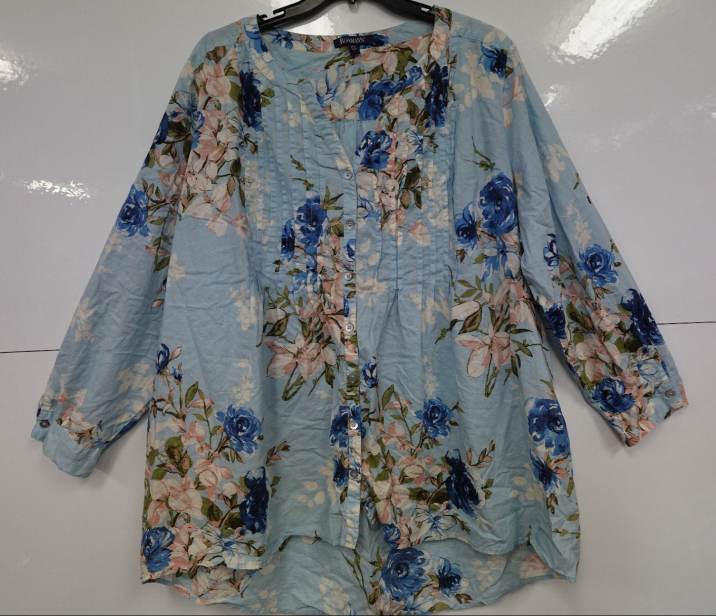 Roaman's, 3/4 Sleeve Tunic, 28W