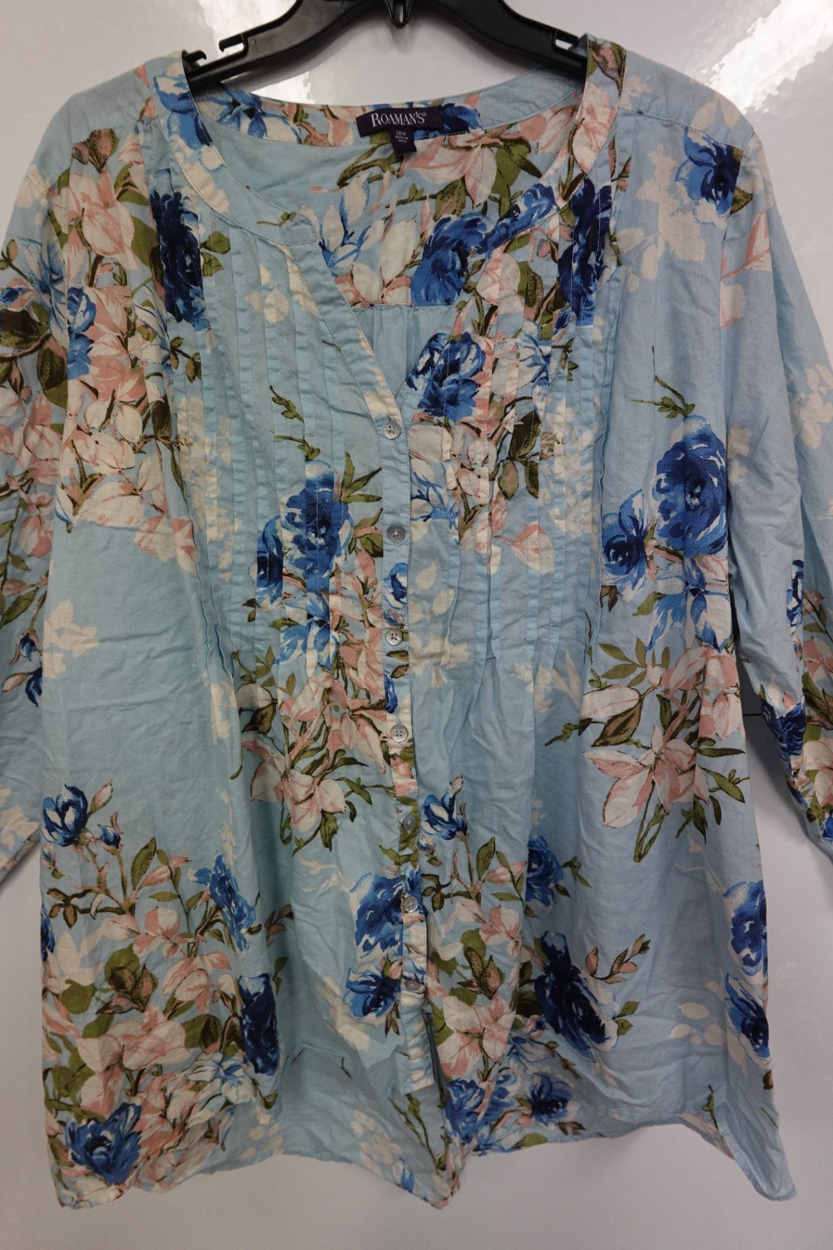 Roaman's, 3/4 Sleeve Tunic, 28W