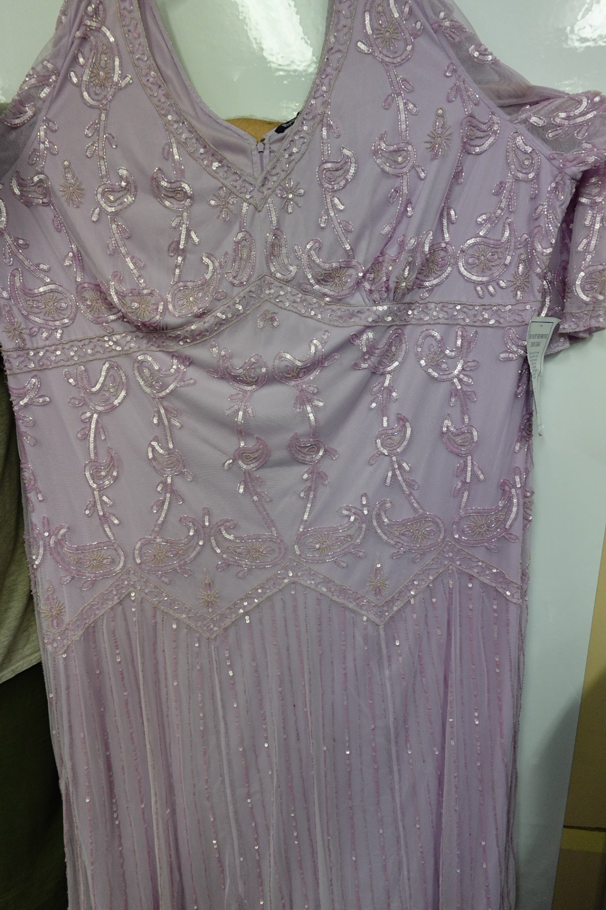 Roamans, Beaded Formal Gown, 42W