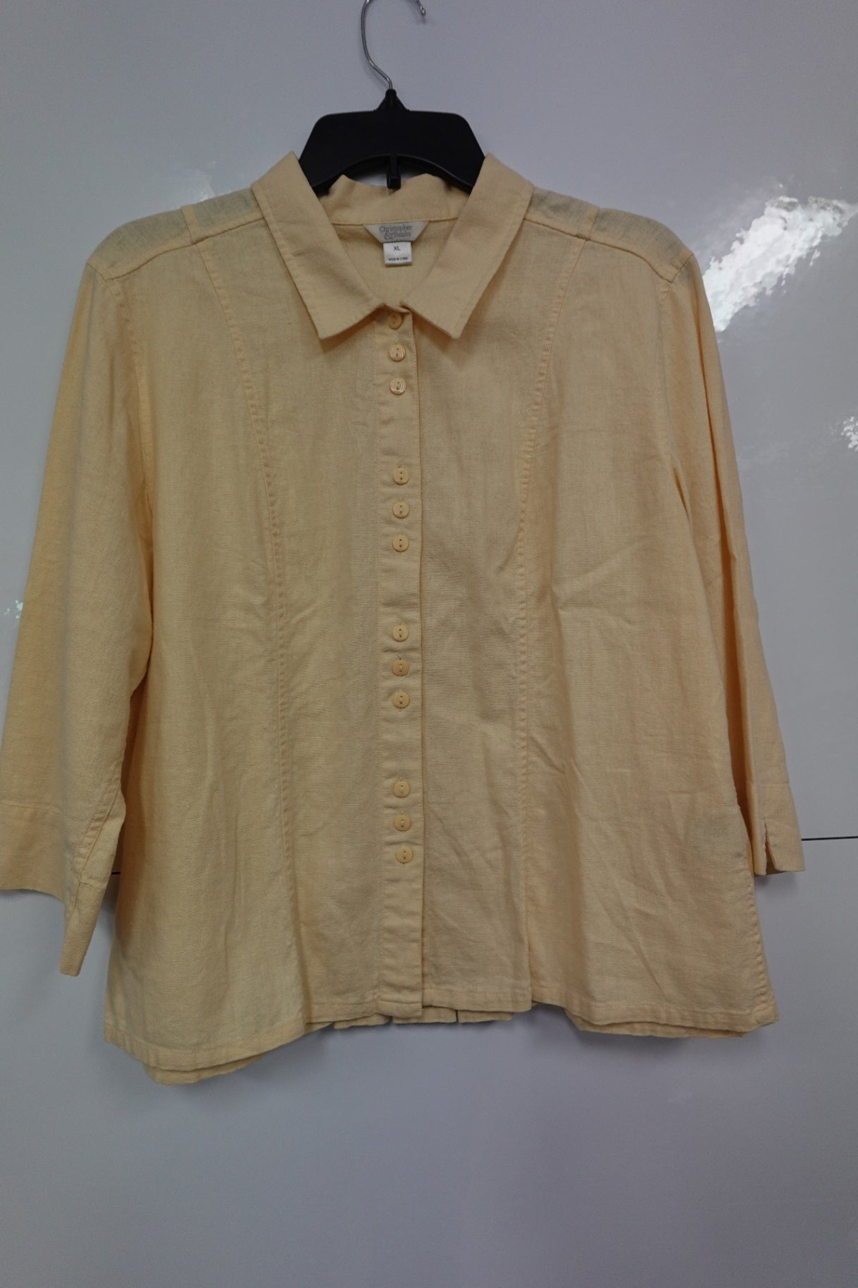 Christopher Banks, 3/4 Sleeve Top, XL
